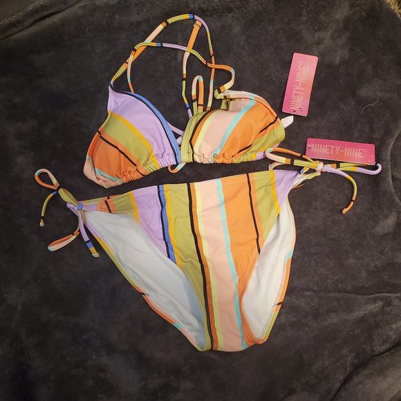 NWT Ninety-Nine Biniki Set- Size L - Picture 1 of 7